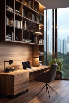 office interior design small office interior design modern office interiors office room  office design interior small office modern office interiors office room  office design interior small office modern office interiors Home Office Library Ideas, Modern Bureau, Apartment Decorating On A Budget, Apartment Bedroom Decor