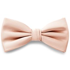 * Sleek satin finish
 * Pre-tied for convenience
 * Size-adjustable strap Elegant Pink Ties For Black Tie Occasions, Elegant Spring Wedding Bow Tie, Spring Formal Bow Tie With Satin Bow, Spring Formal Tie With Bow Tie Back, Spring Formal Satin Bow Tie, Pink Formal Bow With Bow Tie Back, Elegant Solid Color Bow With Tie Back, Elegant Pink Bow Tie For Suits, Chic Satin Bow For Formal Occasions