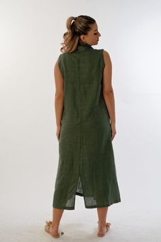 Linen Kimono Dress, Linen Dress, Linen Clothing, Japanese Kimono Dress, Plus Size Clothing, Linen Maxi Dress, Japanese Dress, Long Dress - Etsy United Arab Emirates Green Sleeveless Linen Casual Dress, Casual Green Sleeveless Linen Dress, Green Sleeveless Linen Dress For Spring, Sleeveless Ramie Linen Dress For The Beach, Sleeveless Green Linen Vacation Dress, Green Sleeveless Linen Dress, Sleeveless Ramie Dress For Spring, Spring Sleeveless Ramie Dress, Japanese Kimono Dress