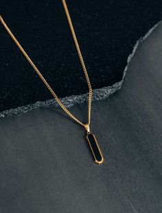 Be stylish, bold, and confident with this stainless steel drop pendant necklace. It is both masculine and durable and will maintain its sleek appearance for a long time when handled with care, it is perfect for everyday wear and is safe for your sensitive skin. 💎Free shipping on all orders💎Packaging that is ready to offer as a gift💎Customizable chain length The black drop pendant necklace, a perfect gift or stylish piece for yourself Indulge your loved ones with this timeless and elegant drop pendant necklace, designed to add a touch of sophistication to any man or woman's wardrobe. A perfect gift for those who appreciate classic and bold style! A stylish, durable and timeless pendant necklace Because it is made of stainless steel, it is going to last over the years and it is designed f Mens Long Necklace, Gold Chain On Men, Cool Mens Necklace, Men Necklace Pendant, Men’s Pendant, Black Dog Tag Necklace For Everyday, Everyday Black Dog Tag Necklace, Black Pendant Necklace For Everyday Use, Everyday Black Dog Tag Jewelry