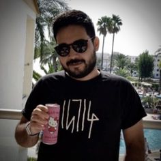 Andreas Rönnberg, the creator of the games Cry of fear and Afraid of Monsters drinking an Hello Kitty. He's wearing the shirt of his band Intig. Andreas Ronnberg, Cry Of Fear, Survival Horror, Match Me, Out Loud, Anatomy, I Love, Pink