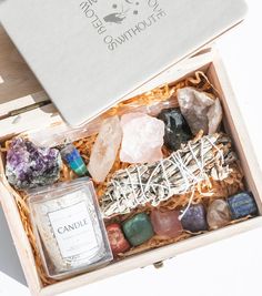 PRICES MAY VARY. A LUXURIOUS 17 PIECE HEALING STONES AND CRYSTALS SET – Balance your chakras, amplify your energy, and heighten your spiritual enlightenment with your Mindful Collective Healing Crystals. Receive 7 Tumbled Chakra Stones, 5 Raw Crystals, A Journal, Divination Pendulum, Sage Smudge Stick, Selenite Wand, Meditation Candle, and Premium Wooden Box! HARNESS THE ANCIENT WISDOM OF CRYSTALS AND STONES – It is thought that energy crystals hold their own vibrational frequency. By using our Crystals Witchcraft, Selenite Crystal Wands, Smudge Kit, Meditation Room Decor, Gemstones And Crystals, Real Crystals, Meditation Accessories, Meditation Candles, Crystal Box