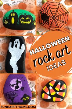 halloween rock art ideas for kids to make