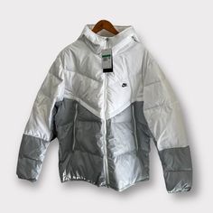 Nike Sportswear Storm-FIT Windrunner Hooded Down Fill Jacket Mens Sz XL White. Tag Sale, Nike Sportswear, Mens Jackets, Nike, White