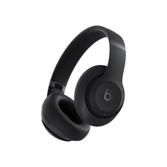 the beats on ear headphones are black