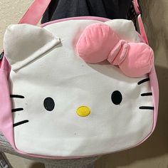 Very Cute And Spacious Cross Bag For School,Work Etc High Quality Brand New !Light Pink Trendy Hello Kitty Shoulder Bag, Hello Kitty Cute Pouch Bag, Cute Hello Kitty Pouch Bag, Casual Hello Kitty Print Tote Shoulder Bag, Casual Hello Kitty Print Shoulder Bag, Hello Kitty Kawaii Shoulder Bag For Everyday Use, Everyday Hello Kitty Kawaii Shoulder Bag, Everyday Kawaii Hello Kitty Shoulder Bag, Casual Hello Kitty Everyday Bags