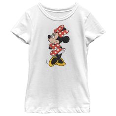 Who knew that dressing "mousey" could be so cute!? Celebrate Walt Disney's most iconic character with these officially licensed Mickey Mouse and Friends styles! This Cute Girls' Tee portrays Minnie Mouse in a classic pose looking off with her hands behind her back, perfect for your next trip to Disneyland! Trip To Disneyland, Mickey Mouse And Friends, Girls Tees, Disney Girls, Mickey And Friends, Iconic Characters, Direct To Garment Printer, New Girl, Girls Shopping