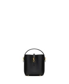 Saint Laurent Le 37 Mini Bag in Shiny Leather Mini Bag, Saint Laurent, Pick Up, In Store, Buy Online, Handbags, Free Shipping, Leather, Black