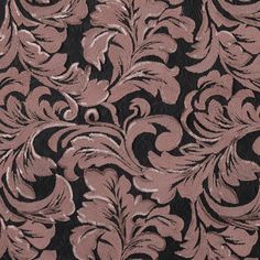 a black and pink floral pattern on fabric