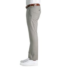 Crisp check dress pants blend refined contemporary style with stretch performance for all-day comfort. Their slim fit flat front profile sits cleanly through hips and thighs, while built-in stretch ensures mobility. Hidden details like permanent creases, twin welt pockets, and a discrete hidden button fly deliver polished presentation. Polyester-viscose-elastane fabric breathes easy all day. Business Casual Slim Fit Ankle-length Dress Pants, Modern Slim Fit Dress Pants With Welt Pockets, Slim Fit Straight Leg Dress Pants For Office, Modern Fitted Straight Leg Dress Pants, Classic Slim Fit Pants With 5-inch Inseam, Business Casual Straight Fit Tapered Leg Dress Pants, Modern Fitted Dress Pants For Business Casual, Modern Slim Fit Business Bottoms, Modern Slim Fit Bottoms For Business