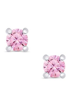 Add a touch of timeless sparkle to your little one's look with this pack of three crystal studs in varying hues. Adult supervision strongly recommended; jewelry presents choking hazard and should be removed when infant or small child is unattended Set of three assorted pairs 1/8" square Post back Sterling silver/rhodium plate/cubic zirconia Imported Kids' Wear Earrings For Baby Girl, Toddler Diamond Earrings, Light Pink Stud Earrings, Pink Flower-shaped Earrings For Pierced Ears, Cheap Pink Flower-shaped Earrings, Kids Wear, Rhodium Plated, Floral Rings, Cubic Zirconia