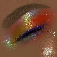 Cotton Candy Glitter, Cool Makeup, Clown Makeup, Kesha, Eye Makeup Art, Editorial Makeup, Makeup Designs, Makeup Goals