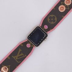 Sara – xoxo.smuch Custom Apple Watch Bands, Bubble Gum Pink, Designer Name, Lv Monogram, Conscious Fashion, Bubblegum Pink, Apple Watch Band, Eco Conscious, Lv Bag