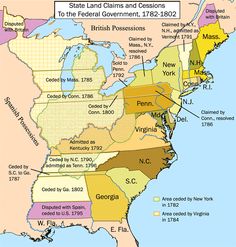 a map showing the territorial states