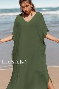 Lasaky - Chic Beach Kimono Robe and Bohemian Maxi Dress Cover-Up Maxi Dress Coverup, Summer Promotion, Beach Kimono, Bohemia Style, Bohemian Maxi, Bohemian Maxi Dress, Dress Cover, Cover Up, Cotton Blend