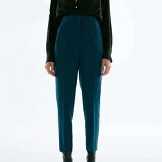 Brand Name: NuktyStyle: High StreetOrigin: Mainland ChinaWaist Type: HIGHDecoration: NONEFabric Type: WovenPattern Type: SolidPant Style: STRAIGHTMaterial: PolyesterFit Type: RegularLength: Ankle-Length PantsClosure Type: Zipper FlyGender: WOMENFront Style: Flat[23y 2m 22d]? Streetwear Office, Woman Trousers, Long Sleeve Bathing Suit, Elegant Rompers, Office Elegant, Summer Bathing Suits, Rompers Womens Jumpsuit, Vintage Swimsuits, Knitted Bodycon Dress