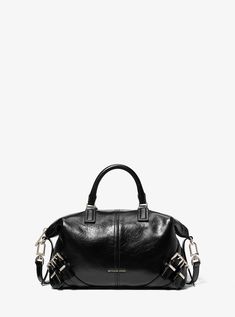 Leather Silver, Brand Ambassador, Leather Satchel, Interior Details, Satchel, Silver Tone, Dust Bag, Women Handbags, Michael Kors