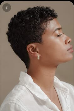 Short Natural Haircuts, Short Black Hair, Tapered Natural Hair, Natural Hair Short, Hair Short Cuts