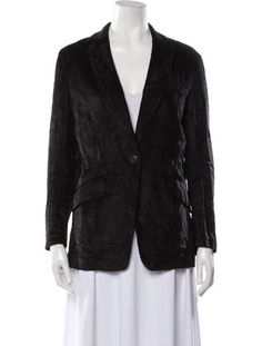 Rag & Bone BlazerBlackPointed CollarButton ClosureDesigner Fit: Jackets by Rag & Bone typically fit true to size. Dennis Basso, Leather Blazer, Accessories Jacket, Outerwear Sweater, Helmut Lang, Hat Shop, Shirt Accessories, Hoodie Dress, Casual Jeans