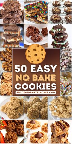 50 easy no bake cookies that you can make in minutes