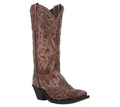 The Braylynn boot is a western-inspired masterpiece with artfully placed metal studs on the foot and upper, tonal embroidery on the foot, and stitching on the upper. From Laredo. Western Snip Toe Boots With Studs, Western Style Snip Toe Boots With Studs, Western Style Studded Snip Toe Boots, Western Snip Toe Studded Boots, Western Style Boots With Rivets For Fall, Western Hand Tooled Boots For Fall, Hand Tooled Western Boots For Fall, Western Studs Boots For Fall, Tonal Embroidery