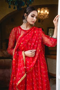 Palazzo Suits in USA| Red Georgette Bandhej Print Kurt Palazzo Set Red Georgette Palazzo Set With Dori Work, Red Georgette Palazzo Set For Party, Red Georgette Palazzo Set With Mirror Work, Elegant Red Georgette Kurta, Fitted Red Bandhani Print Palazzo Set, Cotton Palazzo Pants, Red Kurta, Gown Party Wear, Mehendi Outfits