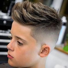 Kids Fade Haircuts Kids Fade Haircut, Cool Kids Haircuts, Kids Haircut Styles, Boys Haircut Styles, Fade Haircut Styles, High Fade Haircut, Boy Haircuts Short