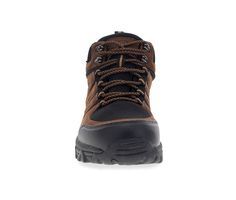 Drybuilt waterproof genuine suede upper, Ghillie lacing system closure for secure fit, Round Toe, Moulded PU footbed, Rubber outsole, Comfort padded collar with reinforced toe and heel | Men's Western Chief Trailscape Waterproof Hiking Boot in Brown Size 11 Suede Lace-up Work Boots For Hiking, Waterproof Suede Lace-up Hiking Boots, Suede Waterproof Lace-up Boots With Reinforced Toe, Suede Lace-up Waterproof Boots With Reinforced Toe, Waterproof Suede Lace-up Boots, Suede Lace-up Boots For Outdoor Activities, Lace-up Suede Waterproof Boots With Reinforced Toe, Rugged Outdoor Hiking Boots With Lacing, Rugged Hiking Boots With Lacing