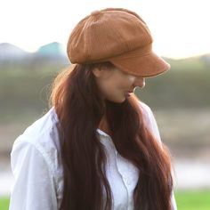 Women's Corduroy hats, Trendy Hat for Women, Corduroy Fabric Hat, Casual Hats, Stylish Hats for Women, Women's Gift, Slouchy Cap Woman, Gray Hat Retro style classic women newsboy hat becomes very popular nowadays. Stylish octagonal hat features 8 panel design and adjustable tape to adjust the size. A perfect alternative to a French traditional beret, this trendy hat has an extra slouch with the addition of the visor for a more casual look. Simple and beautiful trendy design complements every out Corduroy Hats, Stylish Hats For Women, Paperboy Cap, Hats Trendy, Slouchy Beret, 1920s Hat, Casual Hats, Gatsby Hat, Slouchy Hats