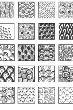 Zentangle & créa-thérapie Zantangle Art, Arte Doodle, Doodle Inspiration, Mandala Art Lesson