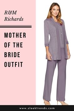 R&M Richards, pantsuits for women, pantsuits for women business, Casual bride outfits, Mother of the Bride outfit! Evening Pantsuit With Pressed Crease And High-waisted Pants, Evening Pantsuit With High-waisted Pressed Crease Pants, Elegant Semi-formal Pantsuit With Pressed Crease, Pantsuits For Women Business, Mother Of The Groom Suits, Semi-formal Long Sleeve Pantsuit With Button Closure, Elegant Wide-leg Pants Sets For Formal Occasions, Women Business Casual, Mother Of The Bride Trouser Suits