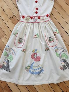 Vintage Embroidered Dress For Festivals, Summer Retro Embroidered Dress, Vintage Embroidered Cotton Tops, Vintage Cotton Dress With Floral Embroidery, Dress Detachable Skirt, Retro Embroidered Cotton Dress, Mexico Dress, Floral Print Party Dress, Sewing Garments