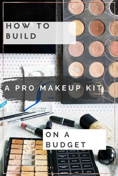 Pro Makeup Kit, Makeup Kit Organization, Professional Makeup Tips, Basic Makeup Kit, Professional Makeup Bag, Airbrush Makeup Kit, Make Up Diy, Beginner Makeup Kit, Make Up Kits