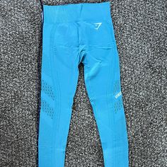 Size Small In A Bright Brilliant Blue Color. Brand New, Never Worn. Blue Breathable Full-length Pants, Casual Blue Breathable Pants, Style Leggings, Knit Style, Leggings Fashion, Colorful Leggings, Pant Jumpsuit, Color Blue, Blue Color