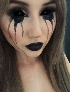 Nem Halloween Makeup, Black Halloween Makeup, Alien Make-up, Illusion Makeup, Alien Makeup, Makeup Scary