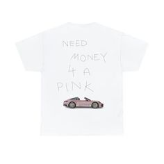 Porsche Clothes, Pink Porsche, Gifts For Best Friends, Porsche Car, Womens Tshirt, Friends Tshirt, Porsche Cars, Need Money, Old Money Aesthetic