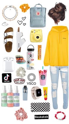 Schul Survival Kits, Basic Girl Outfit, Things To Wear, Vsco Pictures, Basic Girl