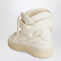 High top sneakers by 1989 Studio made of padded nubuk upper, featuring lace-up fastening, perforated toe and rubber sole. Size Type: ITMaterial: LeatherSKU: UFW24.802.LTHLE/P_1989-WHT_600 Our Products Are 100% Genuine. In All Cases We Stand By The Authenticity Of Every Product Sold On Our Site.