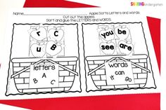 two worksheets for beginning and ending sounds with the words abc, c, d