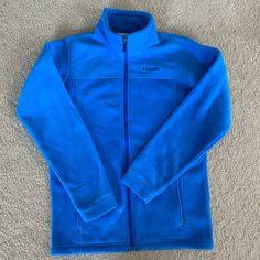 New Without Tags Beautiful Blue Fleece Zip-Up Columbia Blue, Casual Outfit, Beautiful Blue, Zip Up, Fleece Jacket, Columbia, Zip Ups, Color Blue, Casual Outfits