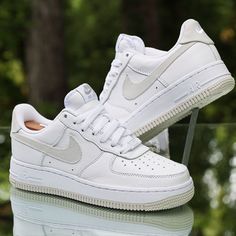 Shoes Are New. Does Not Come With Box. 100% Authentic Guarantee. We Are The Creators Of All Images Presented In The Listing. Images In Listing, Show The ‘Exact Condition’ Of The Item. Nike Air Force 1 Low By You Women’s Size 6 Dv3907-900 Nike Air Force 1 White With Translucent Outsole, White Nike Air Force 1 With Translucent Outsole, Shoes Nike Air Force, Embroidered Heels, Air Forces, Nike Air Force 1 Low, Air Force 1 Low, Sneaker Collection, Nike Air Force 1