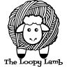 the loopy lamb logo with yarn on it's back and sheep head in the center