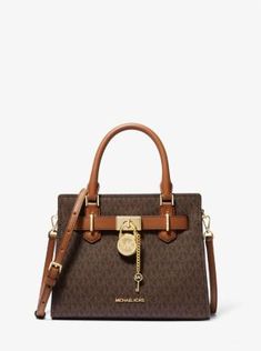 Hamilton Logo, Michael Kors Outlet, Statement Bag, Signature Print, Shoes Outlet, Michael Kors Hamilton, Handbags Michael Kors, Branded Handbags, Crossbody Strap