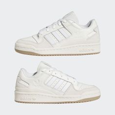 adidas Forum Low Shoes - White | Free Shipping with adiClub | adidas US Adidas Forum White, Adidas Low Forum, Adidas Forum Low Outfit, White Shoes Adidas, Forum Low Adidas, White Sneakers Adidas, Forum Adidas, Adidas Forum Low White, Adidas Forums