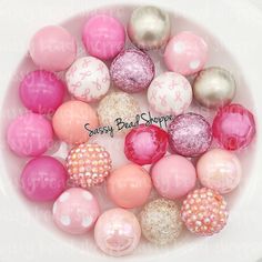 Quantity: Set of 24 you will receive half the beads in the photo ( 2 Pink Ribbons Beads) Beads Size: 20mm Color: They are a fun unique mix of Pink's & Matte Gold Bead Hole Size: Approx 2mm In the case that a shown bead sells out, we reserve the right to make substitutions if need be. We will always keep the same color theme. NOTE: Despite every effort to accurately represent each products color, actual colors may vary due to difference in computer monitor/mobile device settings. Please note: Our Pink Cute Round Beads Craft Supplies, Cute Pink Round Beads Craft Supplies, Cute Pink Craft Supplies With Round Beads, Pink Beads For Jewelry Making, Pink Round Beaded Bracelets For Birthday, Pink Letter Beads For Jewelry Making, Pink Round Beaded Necklaces With Spacer Beads, Pink Beaded Necklace With Large Round Beads, Playful Pink Craft Supplies With Colorful Beads