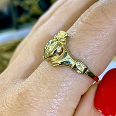 Metal: 14kt Yellow Gold  Ring Size: 8 1/2 Sizable: No Weight Of Ring: 3.10 grams Width Of Center Part Of Ring: 12.00 mm  Width Of Center Shoulders: 4.00 mm Classic 14k Gold Heart Cut Jewelry, Classic 14k Gold Heart Ring With Diamond Cut, Classic Heart Ring In Yellow Gold With Diamond Cut, Classic Yellow Gold Jewelry For Valentine's Day, Classic Yellow Gold Heart Ring With Diamond Cut, Classic Yellow Gold Heart Cut Jewelry, Classic Yellow Gold Heart Ring For Gift, 14k Gold Heart Cut Hallmarked Heart Ring, 14k Gold Heart Ring With Hallmark