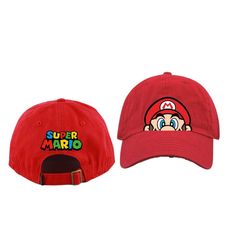 Kids Mario & Friends Hat - Etsy Super Mario Crochet Hat, Goomba Hat, Mario Backpack, Mario And Luigi Hats, Super Mario Merch, Mario And Friends, Custom Embroidered Hats, Super Mario And Luigi, Mario Birthday