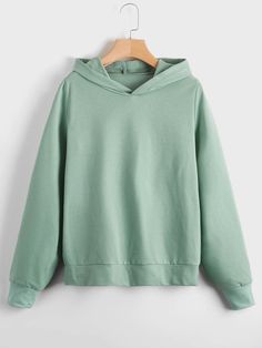 Comfortable Green Hoodie With Drawstring, Cozy Green Hoodie With Drawstring, Comfy Green Hooded Sweatshirt, Mint Green Hoodie, Mint Hoodie, Cheap Green Sweatshirt With Double-lined Hood, Green Hoodie Men, Solid Hoodie, Men Sweatshirts