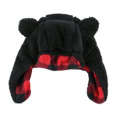 Details: Faux fur outer fabric Soft fleece lining Ear flaps with Velcro closure Three wildlife-inspired styles! Bring out the wild child with the Critter Cap by Lazy One! Keep your kiddo cozy and cute with faux fur outer fabric and soft fleece lining. Ear flaps with a Velcro closure complete the headwear, while three wildlife-inspired styles give you plenty of options for adventures. With a super-soft lining and wild style, your kid is sure to stay warm and look paw-some! Lazy Ones was founded i Black Hats With Plush Lining For Cold Weather, Warm Faux Fur Hats With Ear Flaps, Faux Fur Hats With Plush Lining For Cold Weather, Faux Fur Hat With Plush Lining For Cold Weather, Warm Faux Fur Hat For Outdoor Use, Warm Faux Fur Hat For Outdoor, Cute Cap, Earflap Hat, Cute Caps