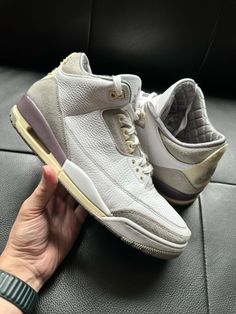 Elevate your sneaker game with these stylish Air Jordan 3 Retro SP x A Ma Maniere sneakers! One of the dopest collabs we've seen yet on a Jordan 3, top notch materials, great details, and overall a must-have for any true sneaker collector. These are pre-owned, in lightly worn condition, and comes with the original box/tags etc. 100% authentic (purchased from GOAT). Jordan 3 Retro, Air Jordan 3 Retro, Air Jordan 3, Sneaker Games, Jordan 3, Air Jordan, Air Jordans, Athletic Shoes, Original Box